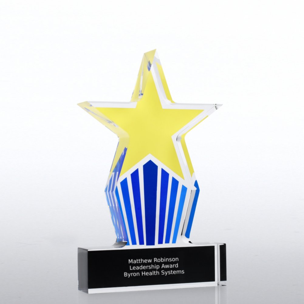 View larger image of Desktop Acrylic Trophy - Leadership Star